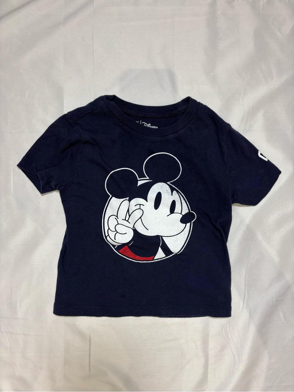 Baby Gap Disney Navy Blue Mickey Mouse T Shirt Sz 4 Toddler Boys Graphic Tee